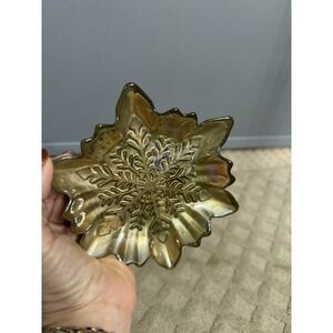 Akcam Turkish Pearl‎ Gold Glass Snowflake